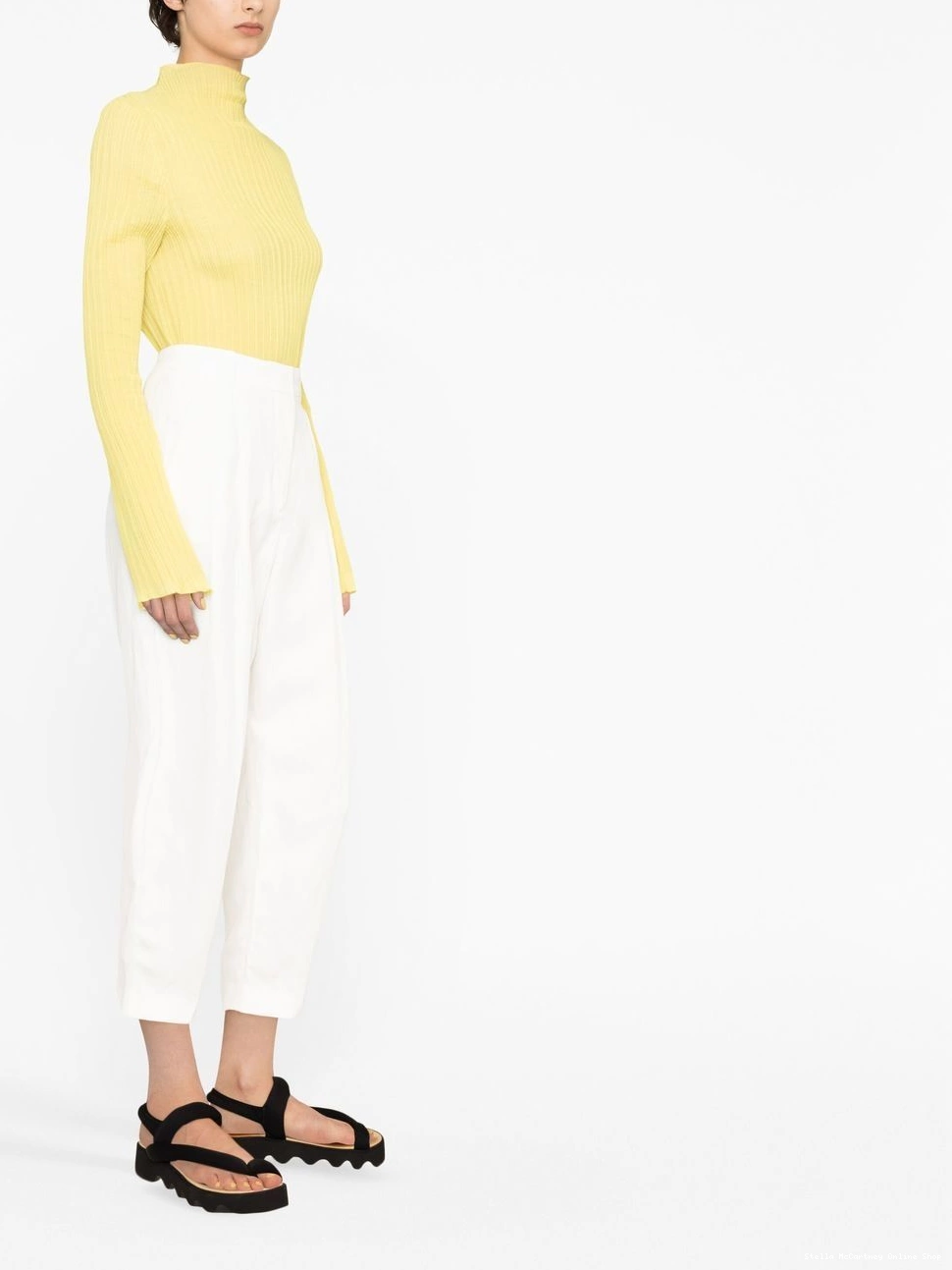 Affordable McCartney pleated trousers cropped Stella Women 0419